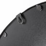 67237 - Piers (Set of 2) Black Metal Mirrored Round Trays
