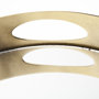 67242 - Serkis 15L x 15W Gold Metal Mirrored Base Round Tray 