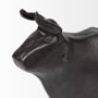 68406 - Taurus II 9L x 4W Black Cast Aluminum Bull Decorative Object