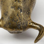 68409 - Tauro I 9L x 4W Gold Cast Aluminum Raging Bull
