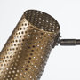 68426 - Wesley I 11x10.2 Gold Toned Perforated Metal Cone Wall Sconce 