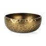 69074 - Karmel 12L x 12W Gold Hammered Aluminum Bowl