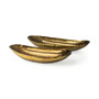 69075 - Karmen (Set of 2) Gold Hammered Oversized Bowls