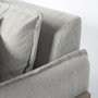 68712 - Roy I 84" Frost Gray Upholstered Three Seater Sofa 