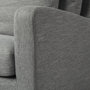 68721 - Denly II 92.5W Casterock Gray Slipcover Three Seater Sofa 