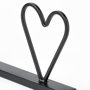 68790 - Wild at Heart 24L x 1W Black Metal Sign