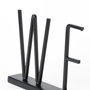 68791 - Welcome 24L x 1W Black Metal Sign