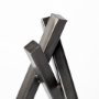 68804 - Bastian (Small) 8L x 7W Black Metal Abstract Object
