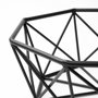 68799 - Davy 17L x 17W Black Metal Large Hexagonal Bowl