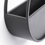 68822 - Hank Set of 2 Black Metal Hanging Wall Planters