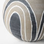 68905 - Cove Small Brown/White Ceramic Vase