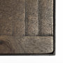 68471 - Trestman II 24" x 22.5" Square Top Medium Brown Wood and Iron Cross Braced End/Side Table 