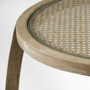 68502 - Hubbard I 22L x 22W Light Brown Wood Round Top W/Glass Accent Table 