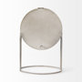 68520 - Aurus Matte Gray Metal Table Clock