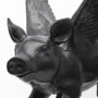 44202 - Hogbadi Set of 2 Black Flying Pigs