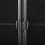 50361 - Poppy II 73.8" H Black Metal With Glass Door Display Cabinet 