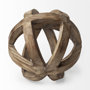 57767 - Tibik 8L x 8W Natural Wooden Orb