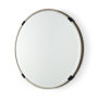 69326 - Melissa 23" Small Round Gold Metal Wall Mirror