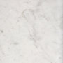 68239 - Lucas 30x30 White Marble Top Black Metal Base Coffee Table