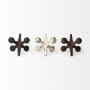 57164 - Jax Set of 3 8L x 7W Cast Iron Metal Jacks