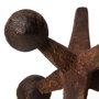57164 - Jax Set of 3 8L x 7W Cast Iron Metal Jacks