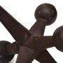 57164 - Jax Set of 3 8L x 7W Cast Iron Metal Jacks