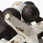 57164 - Jax Set of 3 8L x 7W Cast Iron Metal Jacks