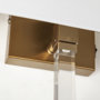 67943 - Cantabria 12x30 White Shade Brass/Acrylic Wall Sconce