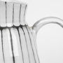 68100 - Lome Small White/Black Ceramic Jug