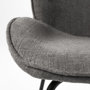 69305 - Inala Grey Seat Metal Frame Dining Chair 