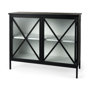 69265 - Aurelia Two Door Glass Cabinet