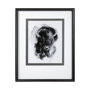 13615 - Bison I by Mercana Studio a Hand Embellished Textured Framed Art Print Matted under Glass