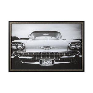 Cadilac Series 62-1958 by Hakan Strand a Framed Photo Art Print Matted under Glass