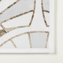 13697 - Deco Patterning I by Victoria Barnes a Hand Embellished Textured Framed Art Print Matted under Glass