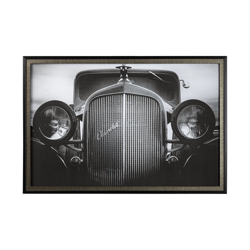 13677 - Chevrolet Coupe-1933 by Hakan Strand a Framed Photo Art Print Matted under Glass