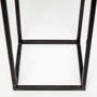 67962 - Steen Set of Two Black Meshed Metal Candle Holder Lanterns 