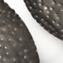 44251 - Lanx Set of 3 Decorative Black/Grey Metal Plates