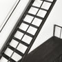 50079 - Gastown 42H Wall Mounted Fire Escape Shelf