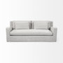 68722 - Denly II 92.5W Frost Gray Slipcover Three Seater Sofa 