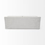 68722 - Denly II 92.5W Frost Gray Slipcover Three Seater Sofa 