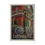 13610 - Louisiana Go USA (XL) by Mercana Studio a Hand Embellished Decograph Framed Art Print under Glass
