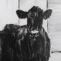13721 - Standing Around I by Ethan Harper a Hand Embellished Textured Framed Photo Art Print Matted under Gl