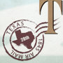 13729 - Texas Go USA (XL) by Mercana Studio a Hand Embellished Decograph Framed Art Print under Glass
