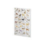 101902-S - Dog Alphabet by Melissa Wang a Hand Embellished Textured Canvas