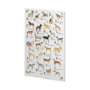 101902-L - Dog Alphabet by Melissa Wang a Hand Embellished Textured Canvas