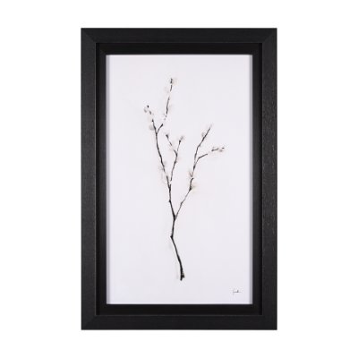 13593 - Snow Greetings I by Mercana Studio a Hand Embellished Textured Framed Art Print