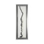 13751 - White and Silver River by Studio M a Framed Art Print Matted under Glass