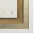13752 - White and Gold river by Studio M a Framed Art Print Matted under Glass