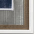 13726 - Kayak Blueprint  by Dayna a Hand Embellished Textured Framed Art Print Matted under Glass