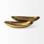 69075 - Karmen (Set of 2) Gold Hammered Oversized Bowls